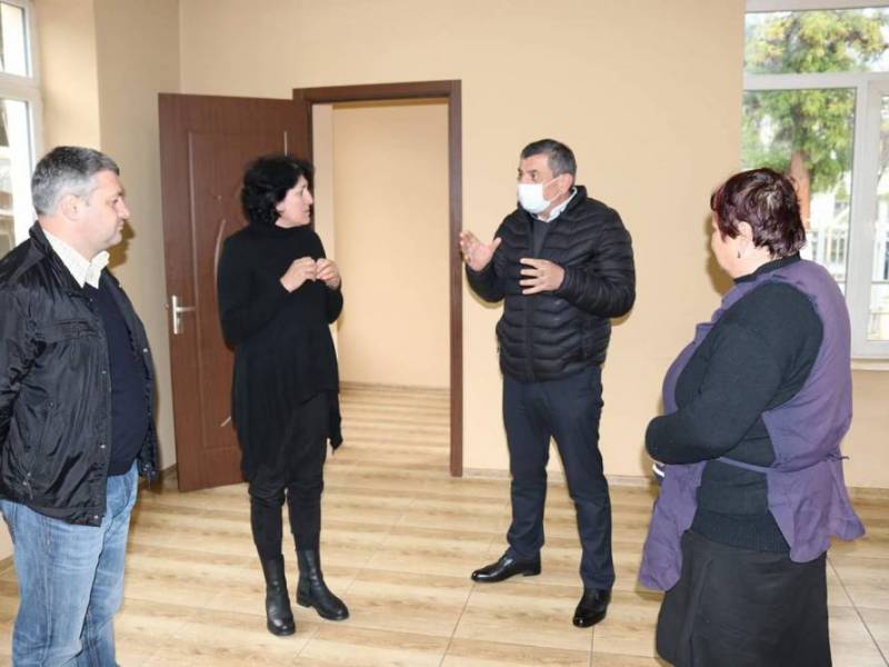 ქალაქ ცაგერში უმწეოთა სასადილოს მუშაობას და იქ არსებულ პირობებს ადგილზე გაეცნენ